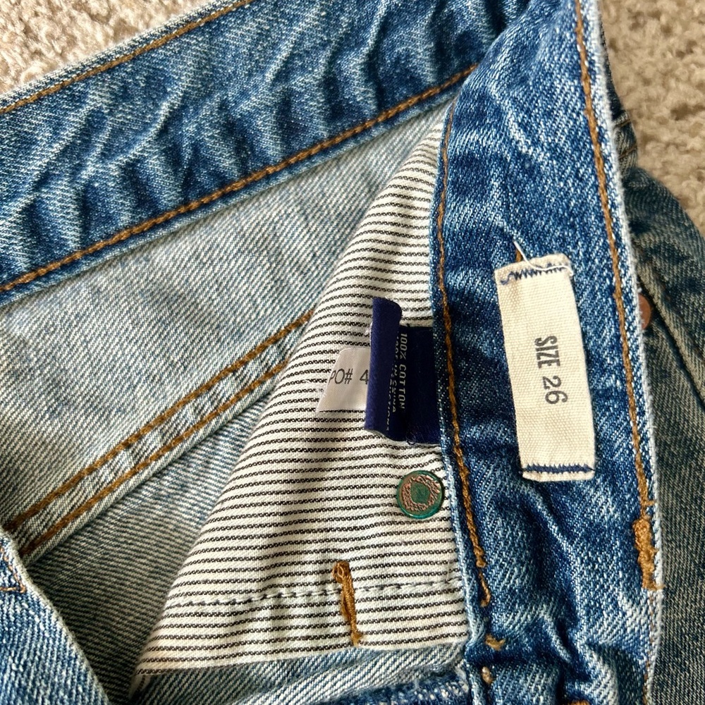 Madewell High Waist Blue Denim Shorts Vintage Style - Picture 5 of 8